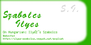 szabolcs ilyes business card